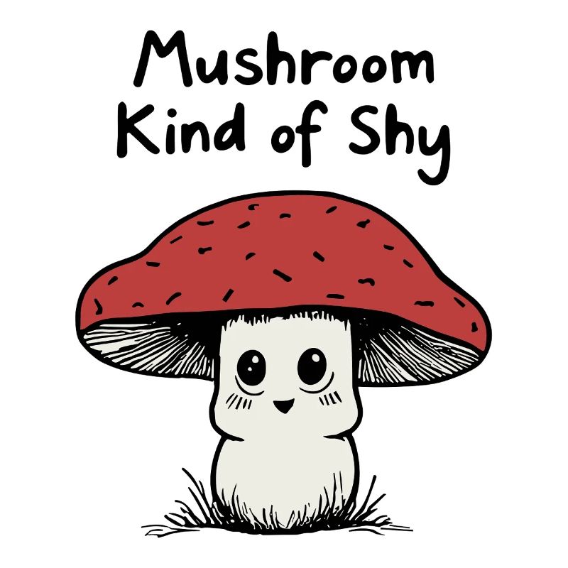 Champignon un peu timide