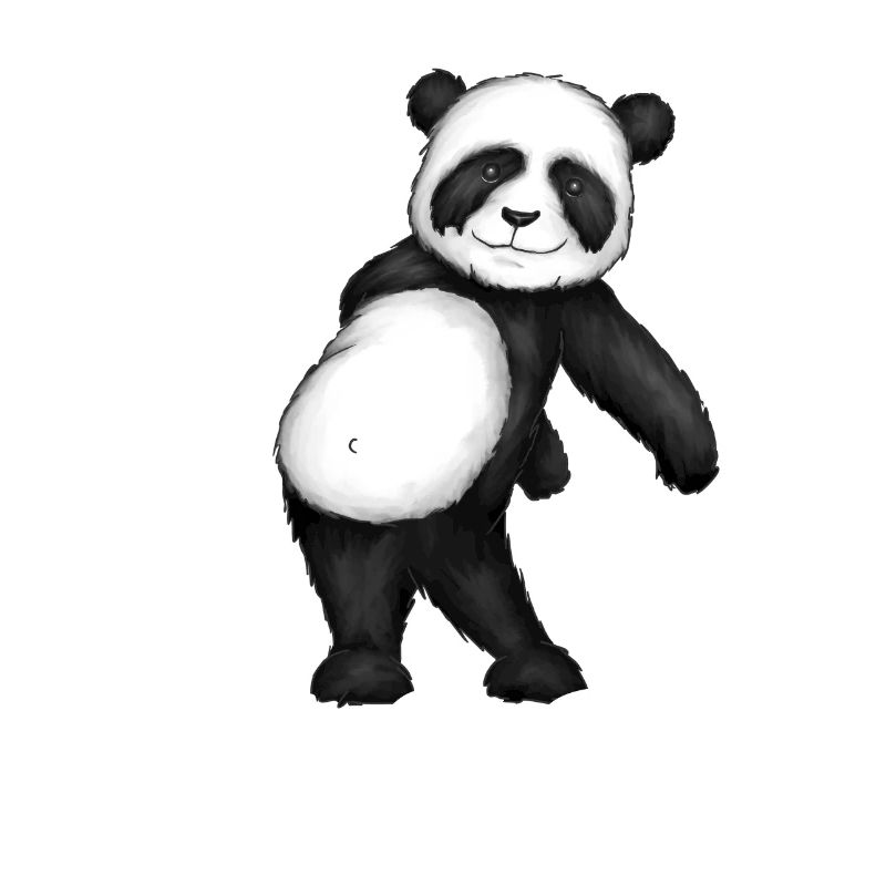 Panda Bear Let it float Let it flow Gift