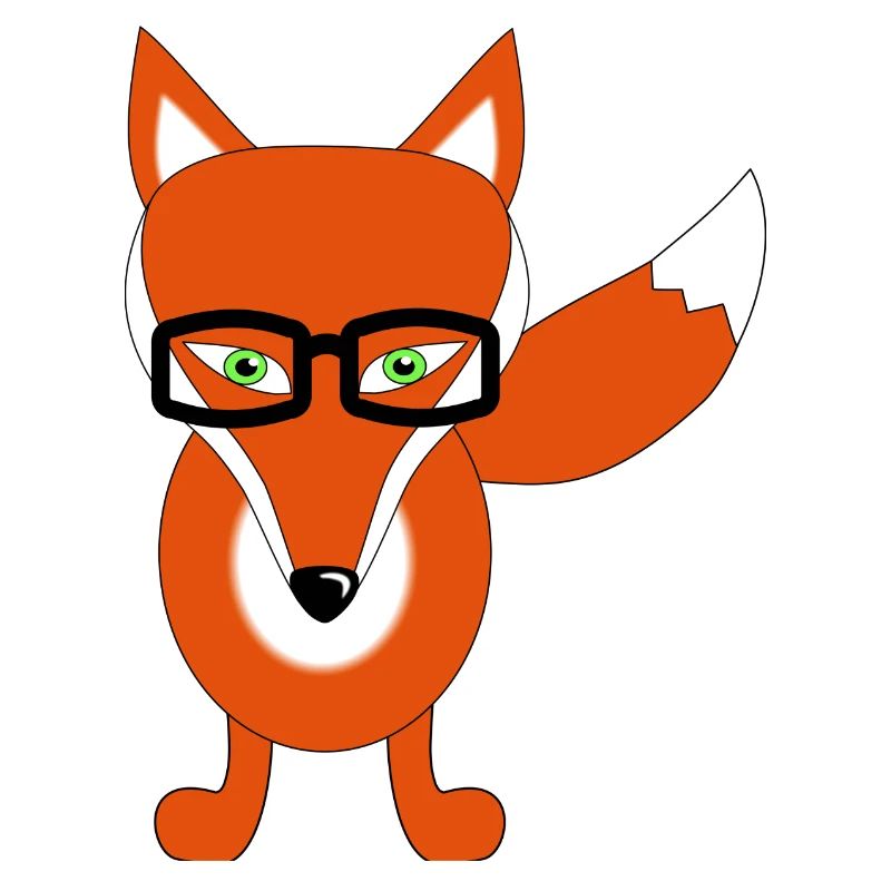 fuchs mit brille