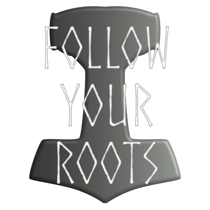 Mjölnir Donar Hammer Thor - Suivez votre gris Roots