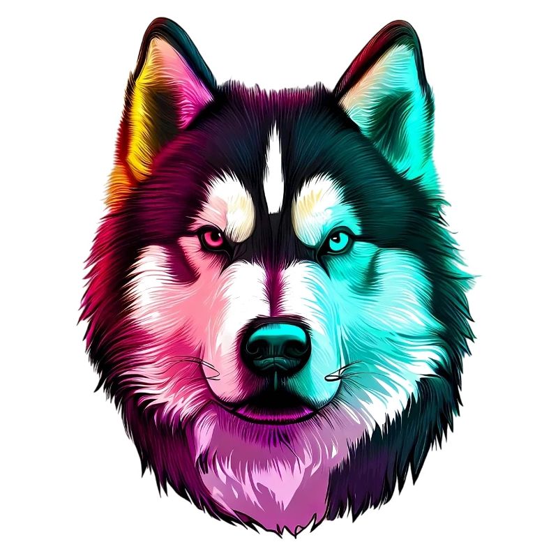 Wolf Husky Dog