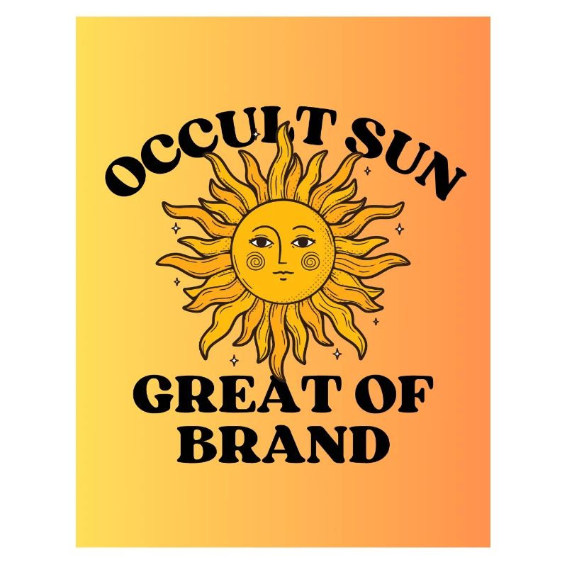 Grande marque du soleil caché