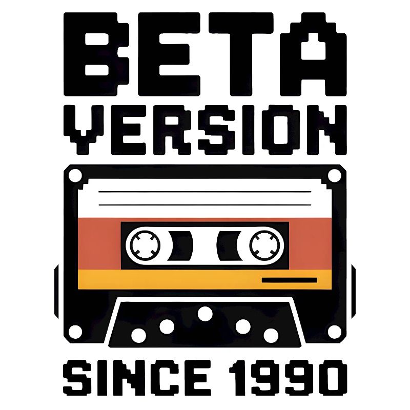 Conception d’impression de cassette rétro