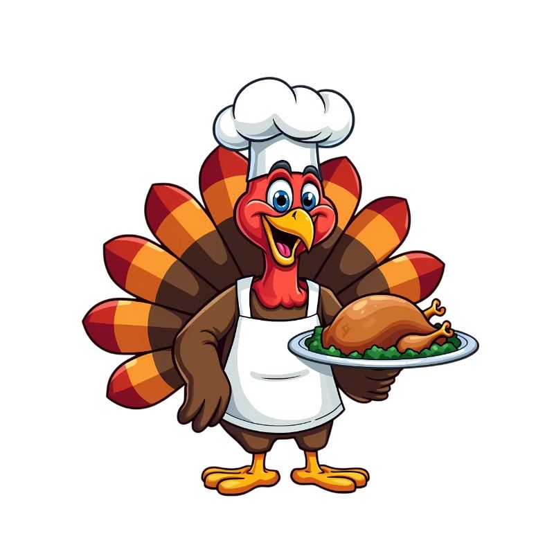 Cuisinier de dinde de Thanksgiving Thanksgiving