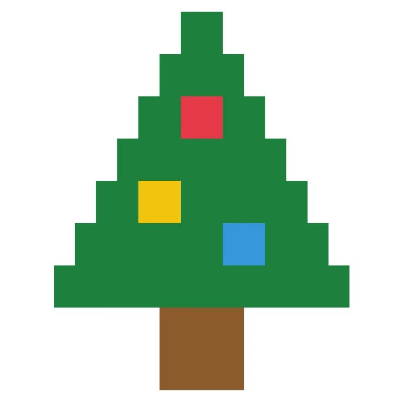 Pixel Fir – Look pull de Noël moche