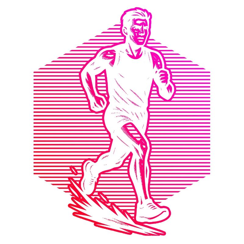 Illustration de course pour la course