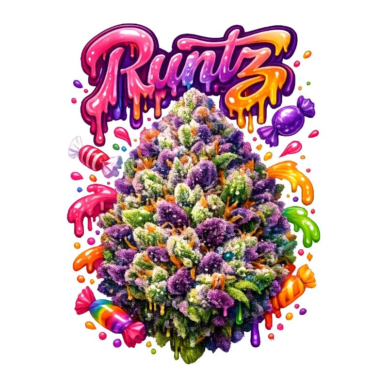 Runtz Candy Graffiti Kunstdruck