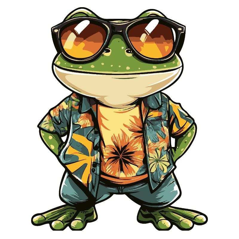 Frog Comic Holiday