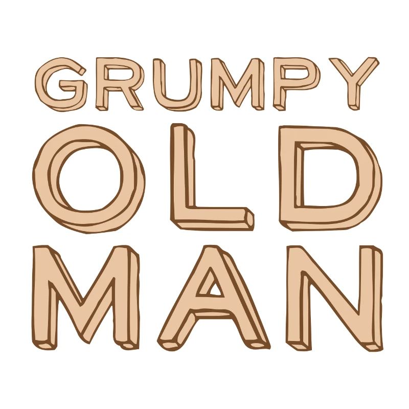 Grumpy old man