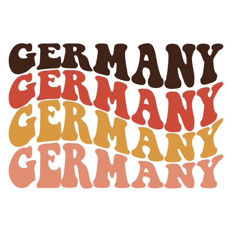 Germany Retro Text Layers