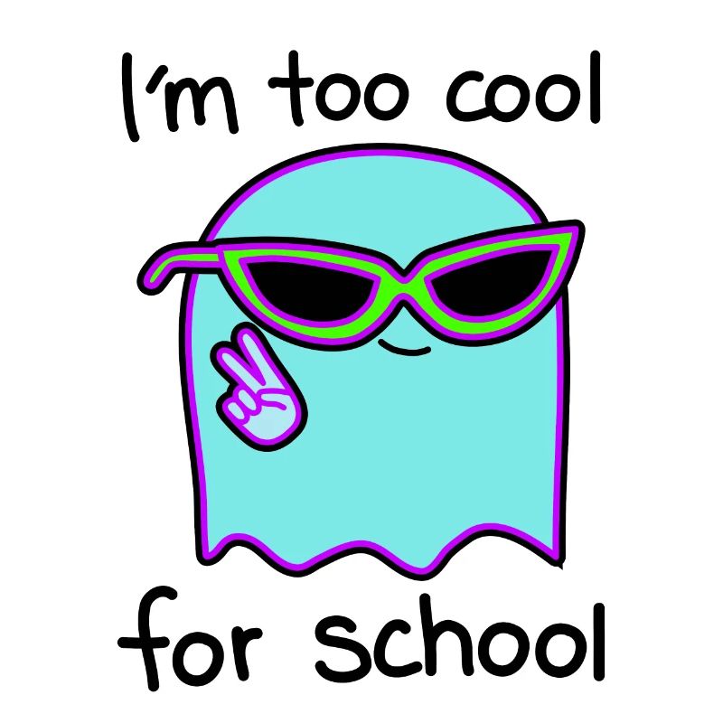 Décontracté et effronté à cool pour l’école