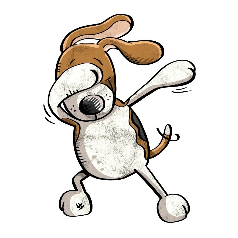 Cool Dab Beagle - Dog - Dabbing - Dance