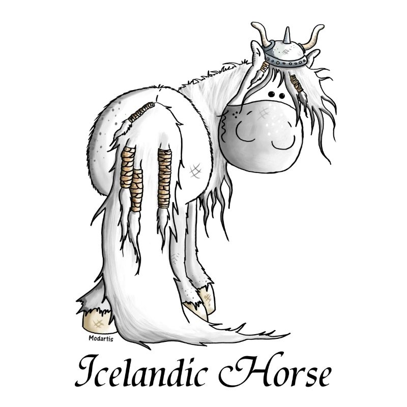Wilder Wikinger Isländer - Pferd