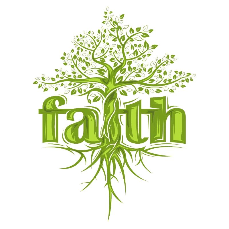 Faith Tree Hope Motivation Forest Symbol icon