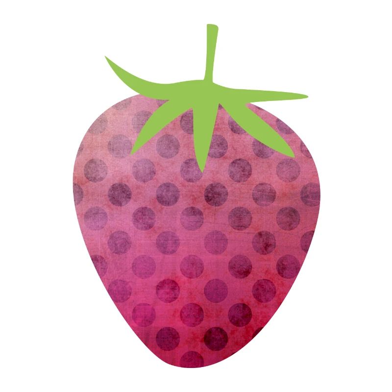 Strawberry Spring Pattern Fruit Spring Pink Fruit