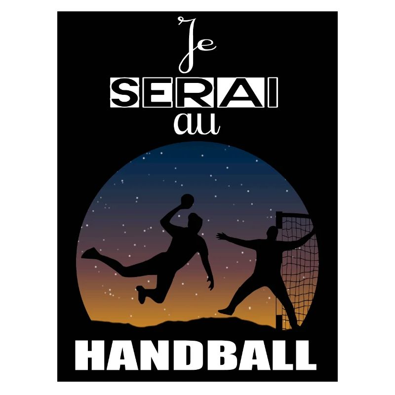 Ich werde bei Handball sein