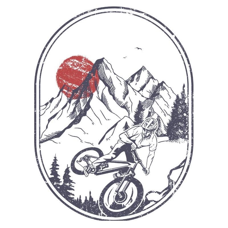 Badge de VTT Sunset Peak