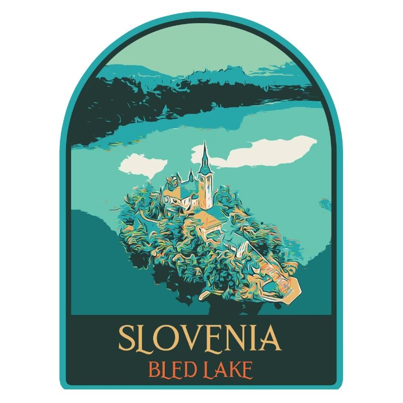 Illustration : L'île enchantée de Bled