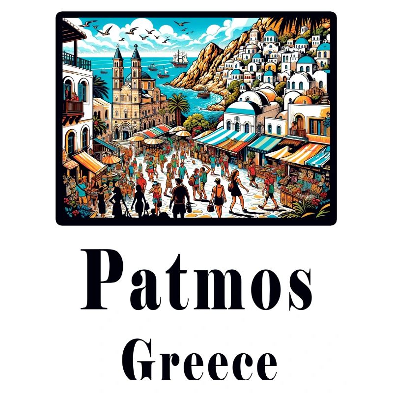 Patmos, Grèce, vacances, île, plage, Grèce