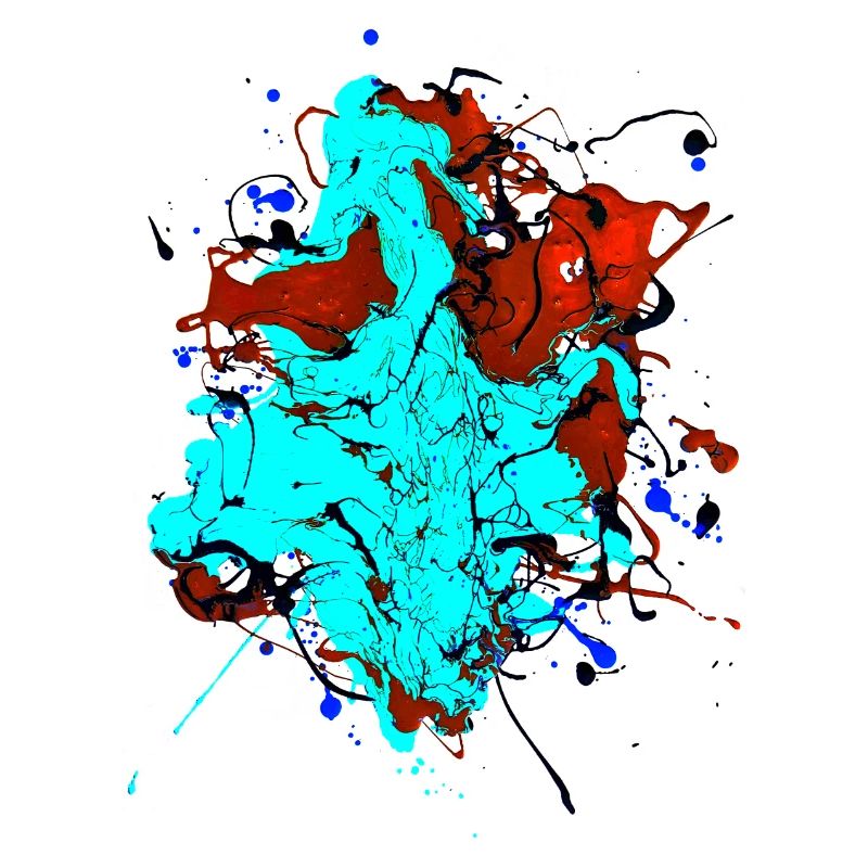 Rougeturquoise.Éclaboussure