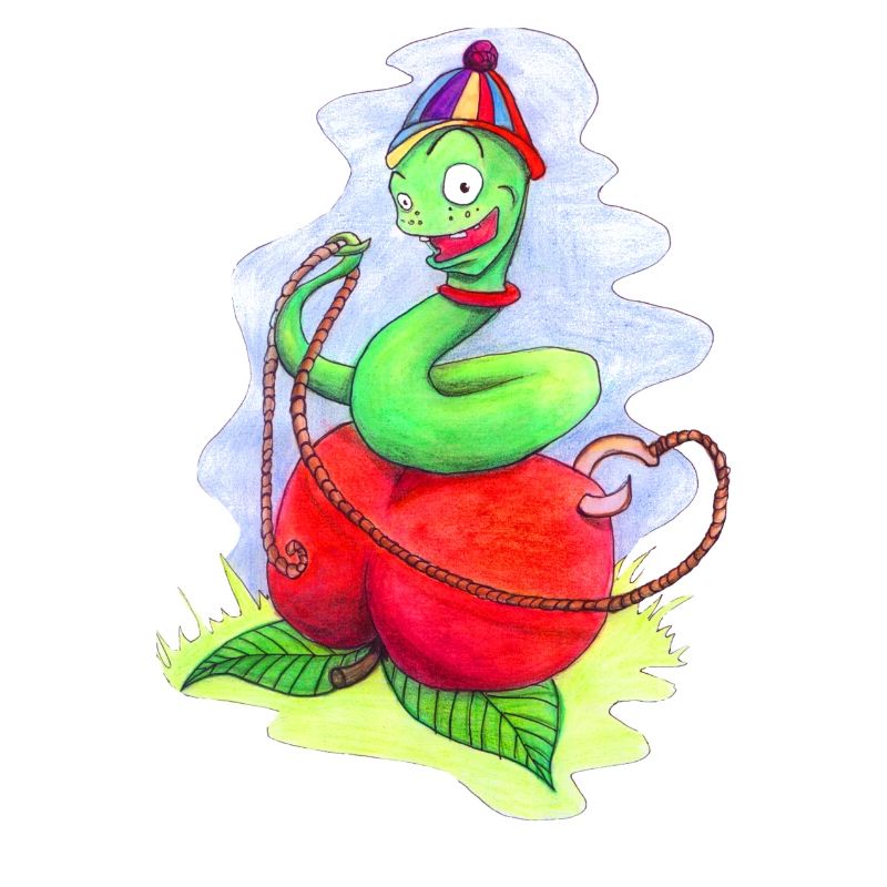 Worm Rascal from children's book