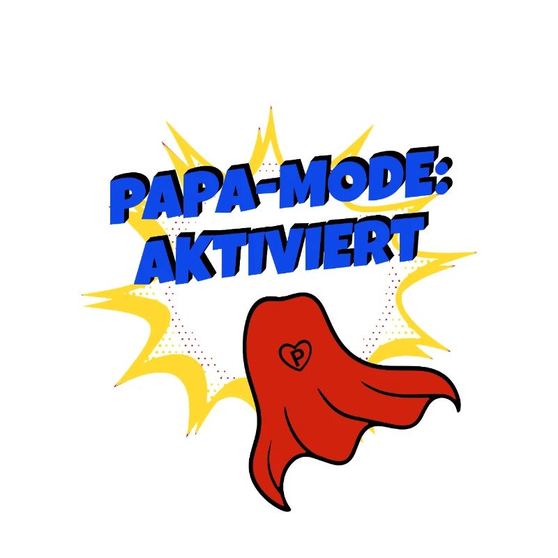Papa Mode aktiviert Superheld Bester Papa Superdad