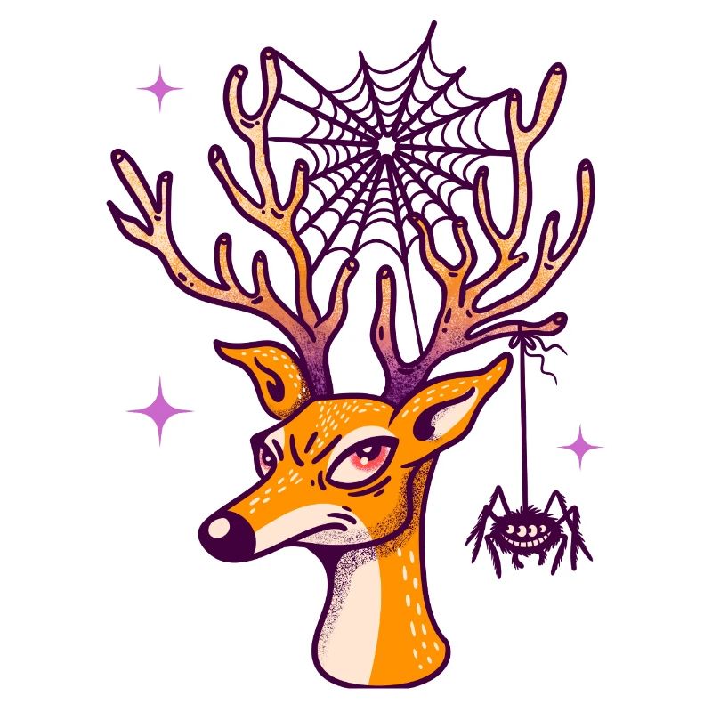 Deer & Spider