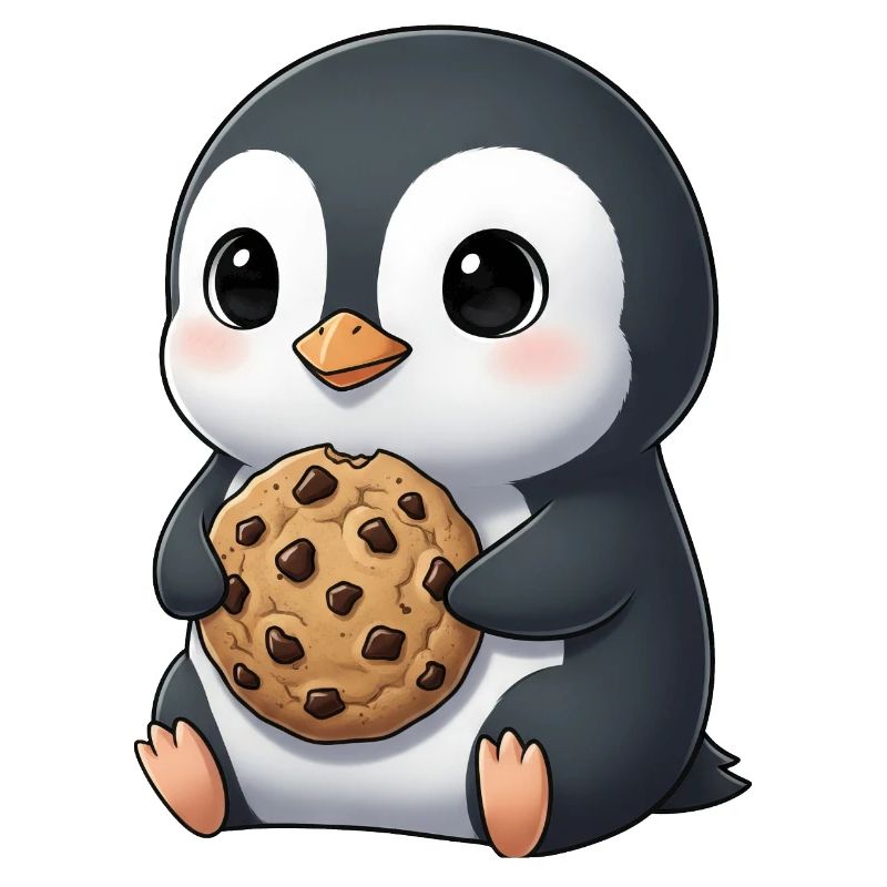 Biscuits pingouins mignons Biscuits de dessin animé Candy