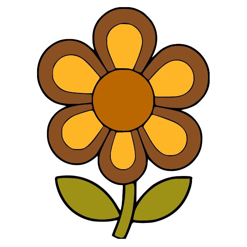 70s flower pattern retro flowerpower