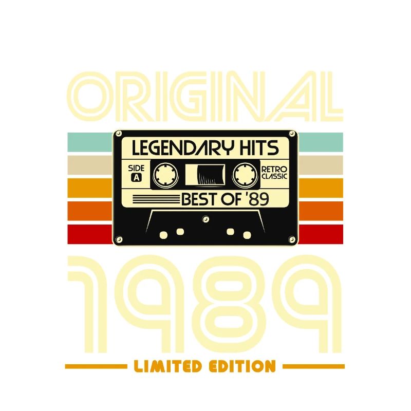1989 Cassette Retro Édition Limitée