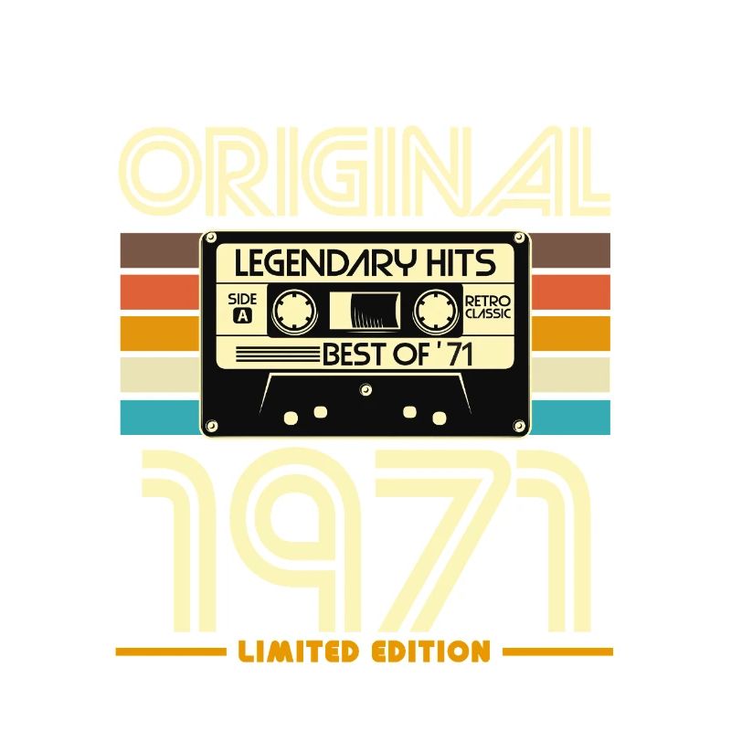 Original 1971 Cassette Retro Édition Limitée