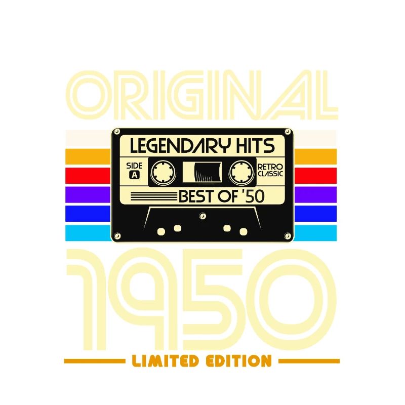 Original 1950 Cassette Retro Tee