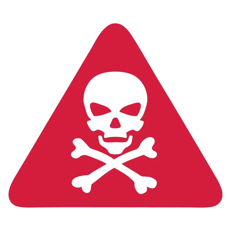 skull danger triangle panel 280)