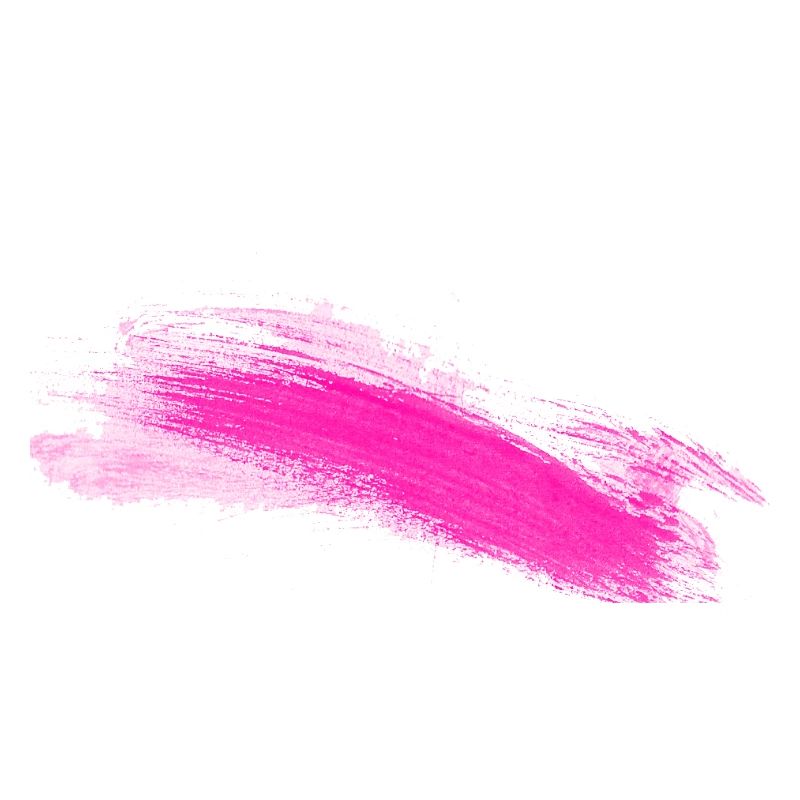 Accent de coups de pinceau rose