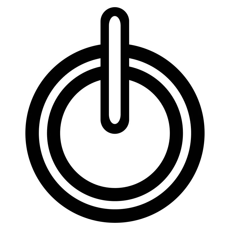 Power Symbol Zeichen Form Computer Icon