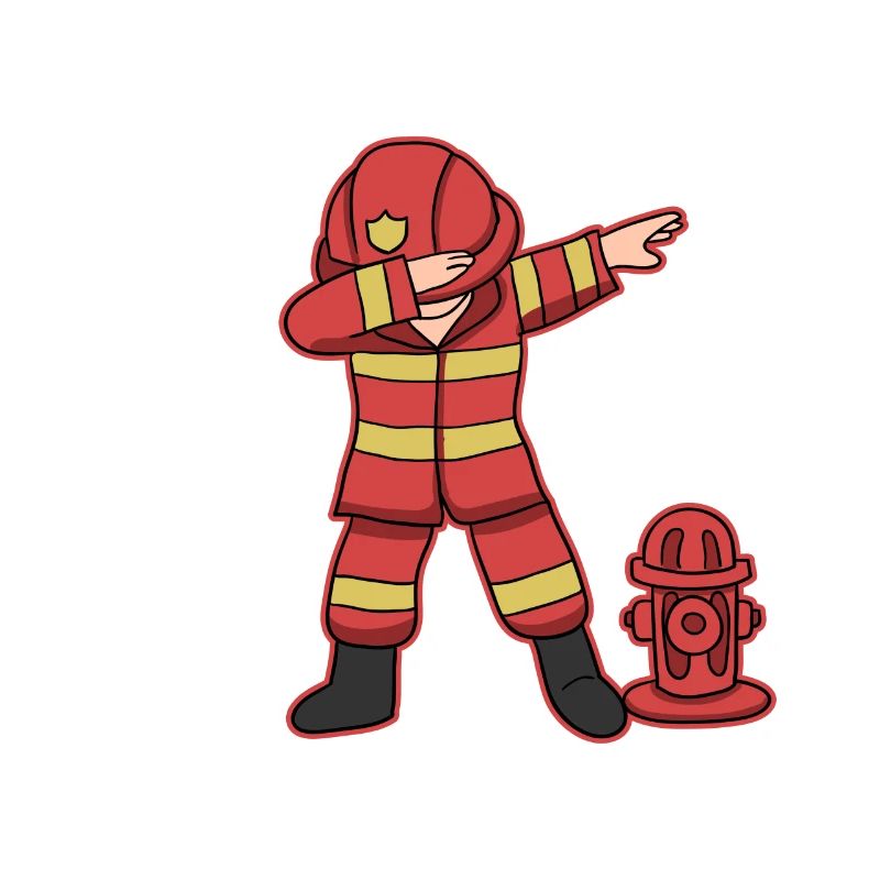 Firefighter Dab - Dabbing Firefighter