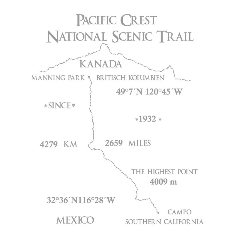 « Pacific Crest Trail » Mexico Canada