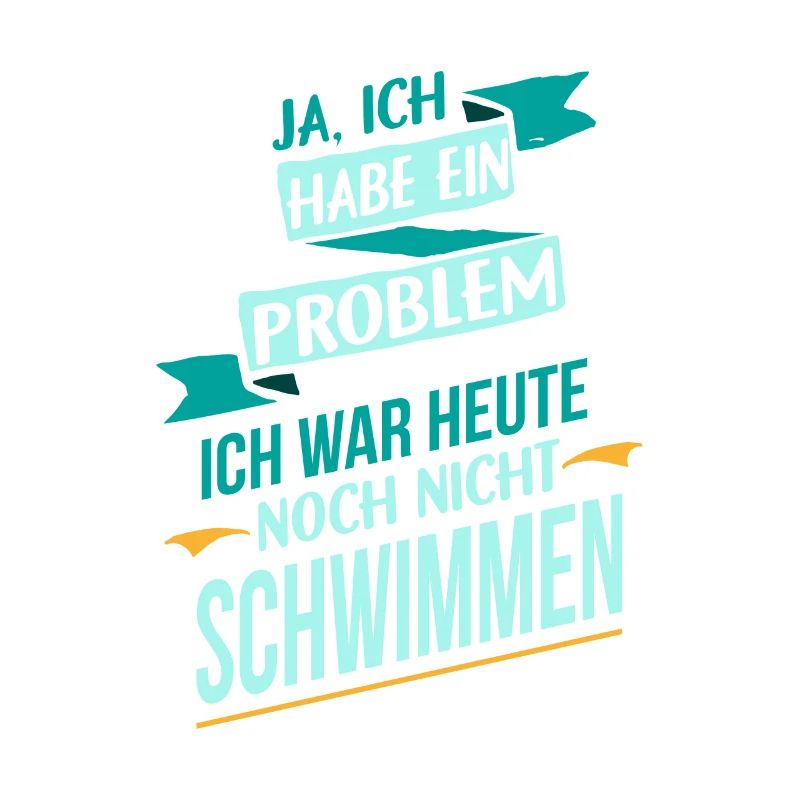 Schwimmen Sport Problem ich liebe Geschenk