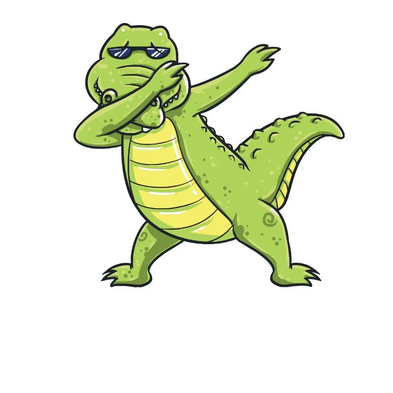 Dabbing Dab Tanz Krokodil Geschenk Geburtstag Kind