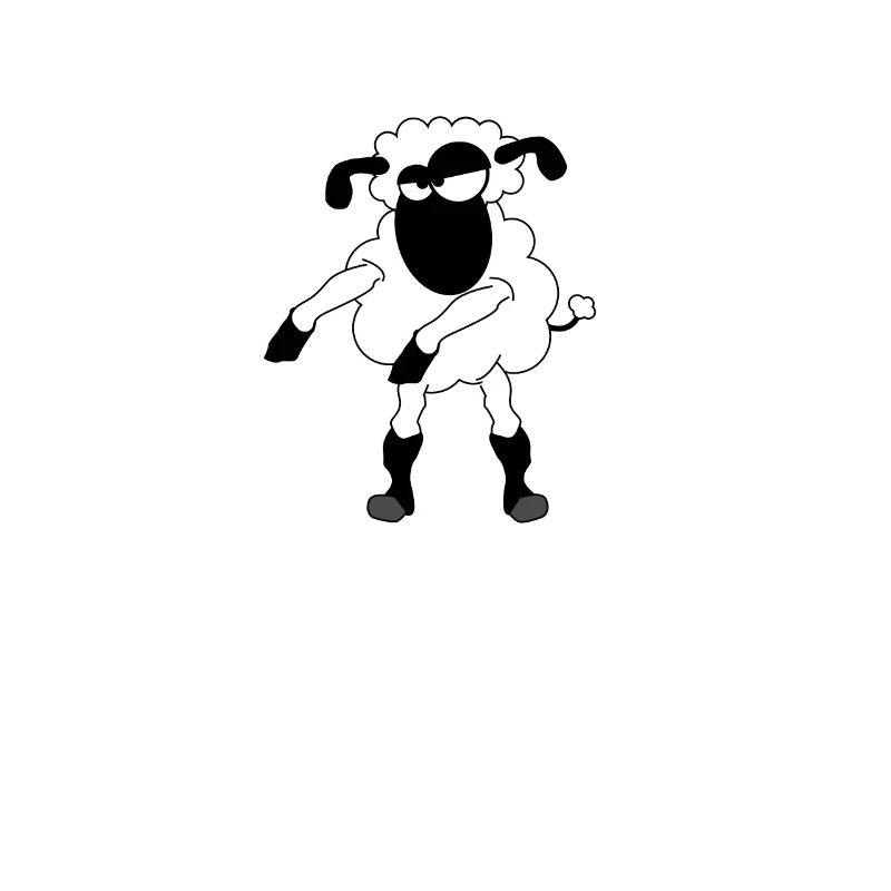 Floss Dance Move Schafe