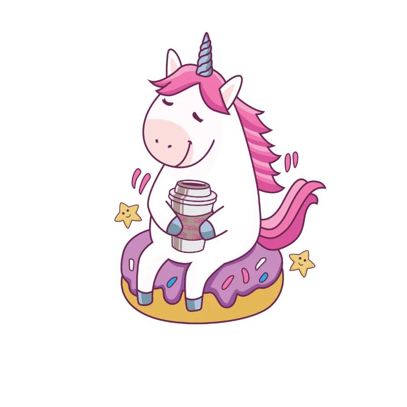 Coffee Is Real Magic - Kaffee Einhorn Geschenk