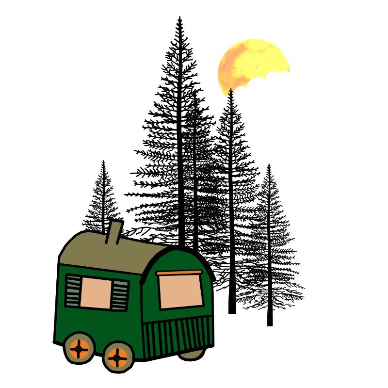 Construction trailer nature lovers eco nature exit flora