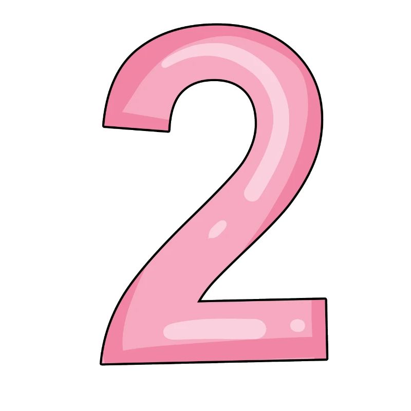 2 pink