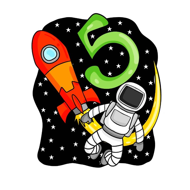 5e anniversaire astronaute garçon 5 ans cadeau