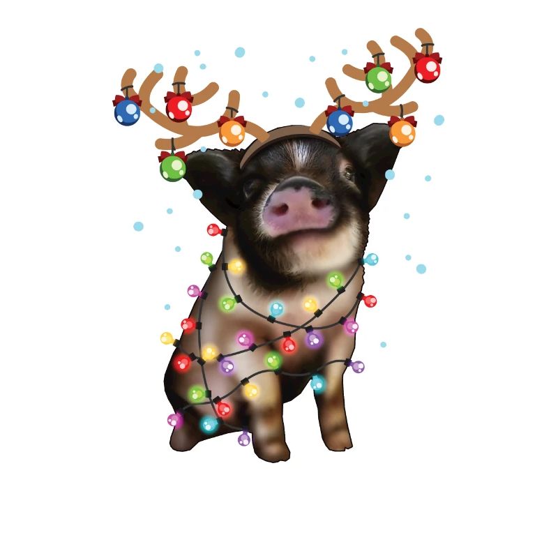 Cochon de Noël - Cochon de Noël mignon