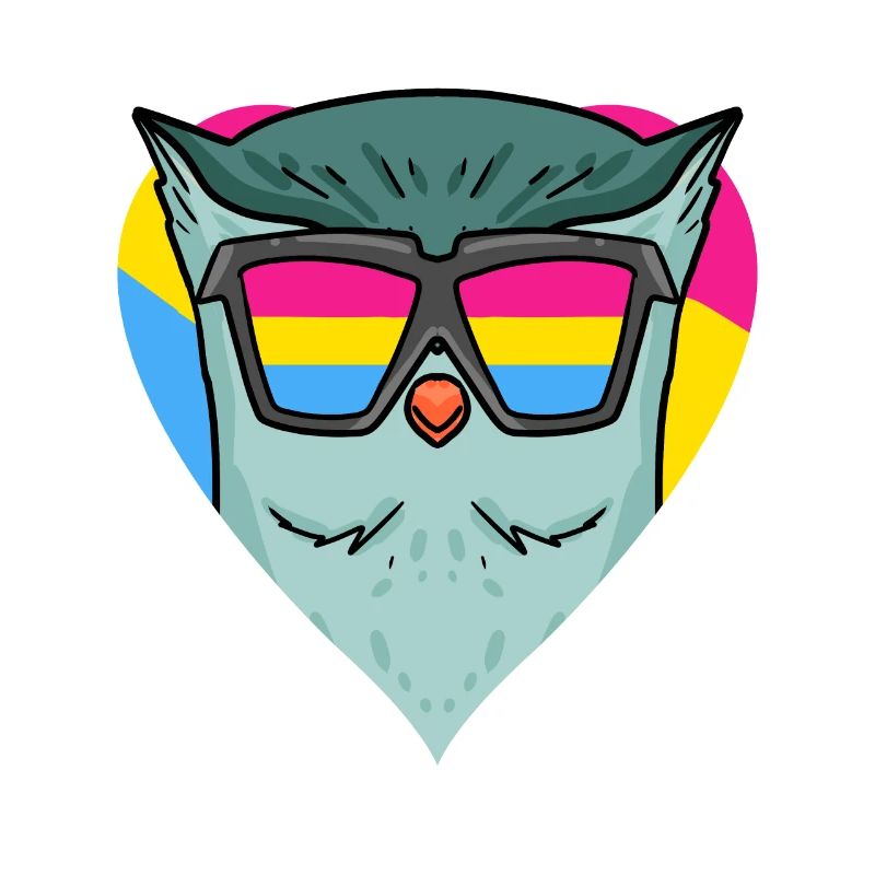 Pansexual Owl Gift