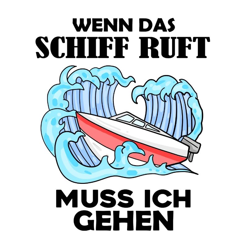 Motorboot Kapitän Boot Boote Seefahrt Geschenk