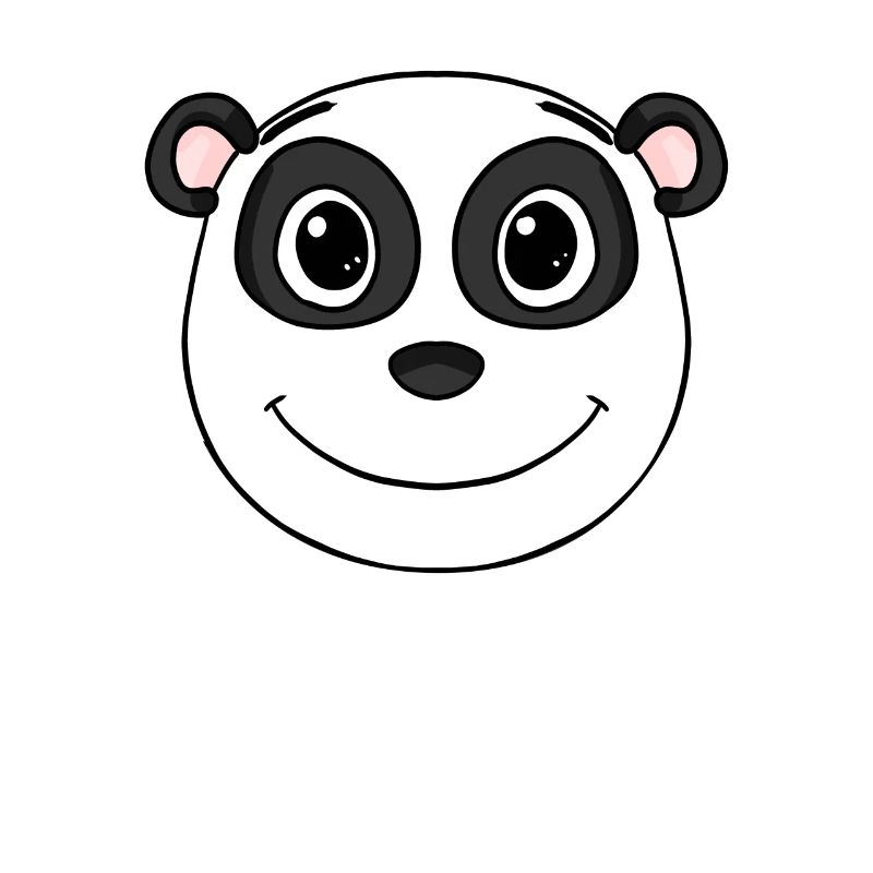 Panda Head Bear Cute