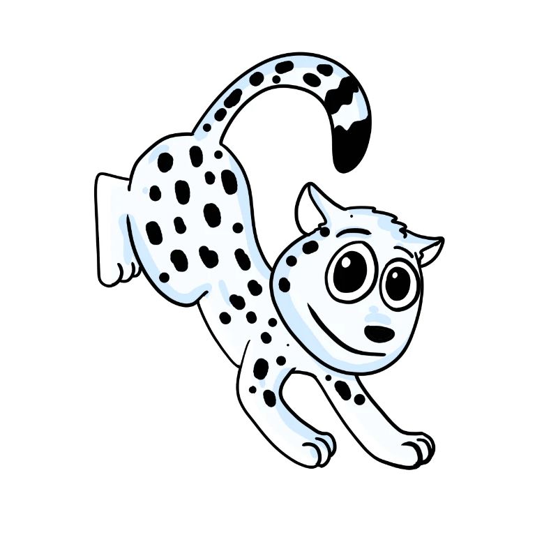 Schneeleopard Leopard