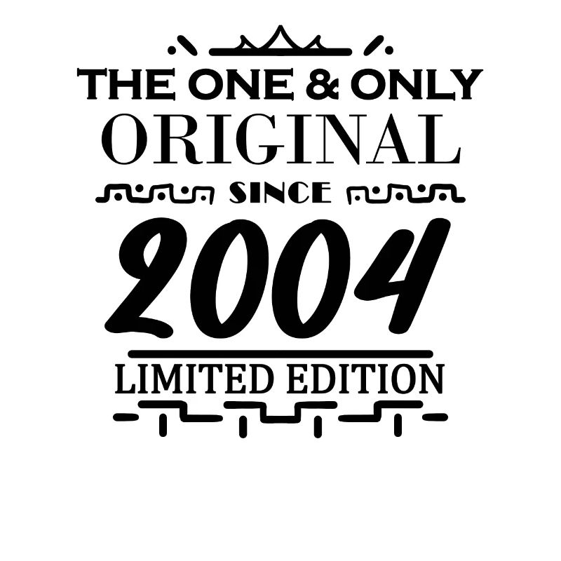 2004 - Né 2004 - Année de naissance 2004 - Original